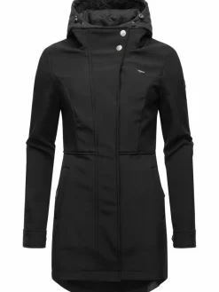 Ragwear Jacken & Westen*Damen Softshellmantel - Ybela schwarz uni