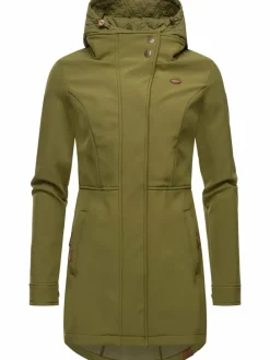 Ragwear Jacken & Westen*Damen Softshellmantel - Ybela oliv uni
