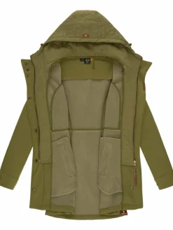 Ragwear Jacken & Westen*Damen Softshellmantel - Ybela oliv uni