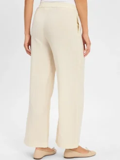 Msch Copenhagen Hosen*Damen Sommerhose mit Leinen-Anteil - MSCHDisa sand meliert