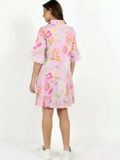 Vicci Germany Kleider*Damen Sommerkleid rosa gemustert