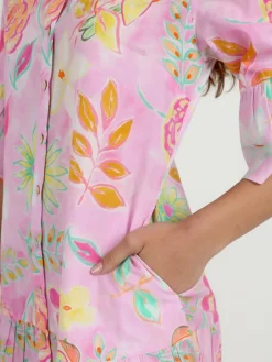 Vicci Germany Kleider*Damen Sommerkleid rosa gemustert