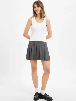 HUGO BLUE Kleider*Damen Sommerkleid - Norila weiß grau uni