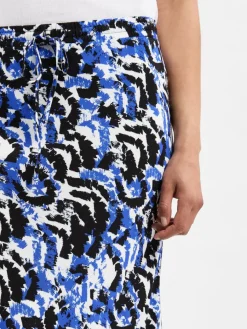 Marie Lund Röcke*Damen Sommerrock royal weiß gemustert