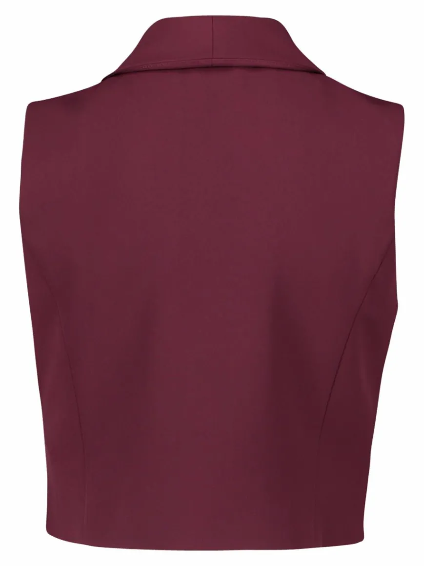 Vera Mont Jacken & Westen*Damen Sommerweste bordeaux uni