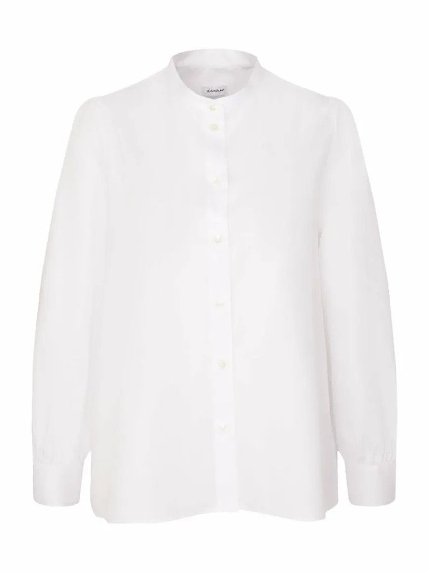 Seidensticker Blusen*Damen Stehkragenbluse - Uni weiß uni