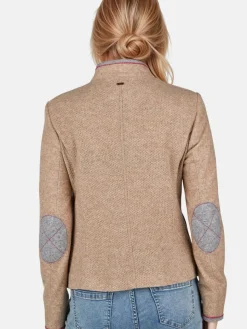 White Label Jacken & Westen*Damen Stehkragenjacke beige uni