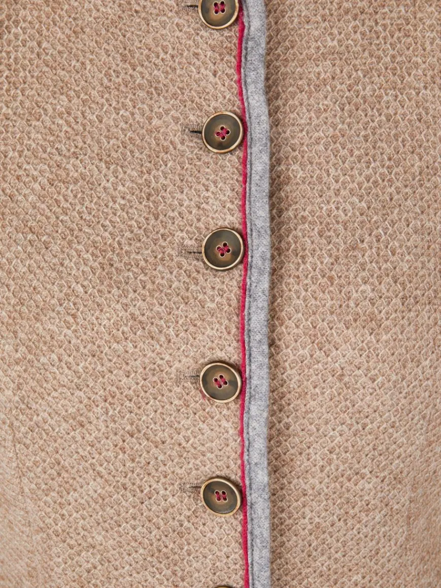 White Label Jacken & Westen*Damen Stehkragenjacke beige uni