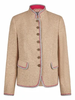 White Label Jacken & Westen*Damen Stehkragenjacke beige uni