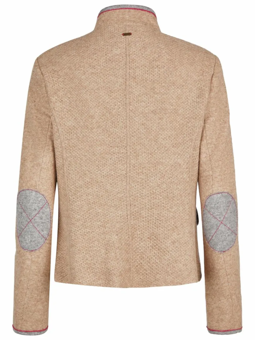 White Label Jacken & Westen*Damen Stehkragenjacke beige uni