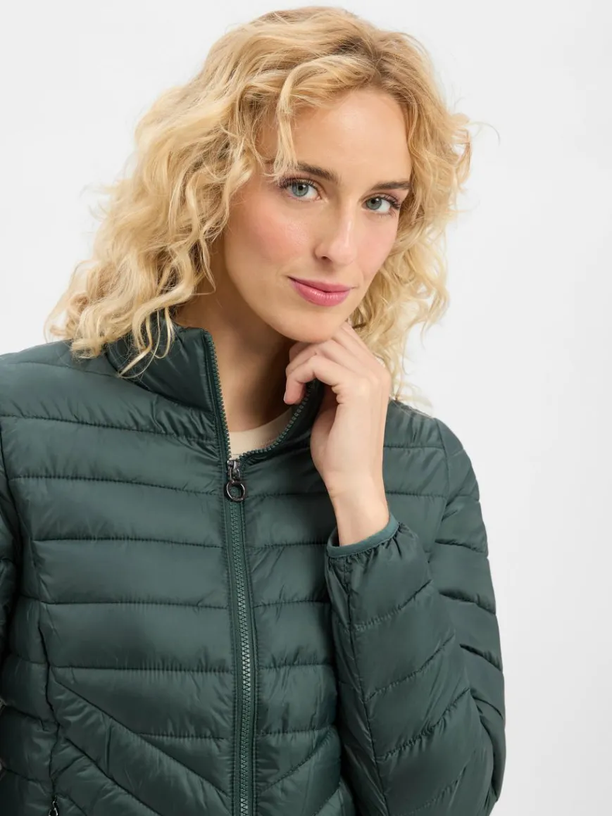 s.Oliver Jacken & Westen*Damen Steppjacke tanne uni
