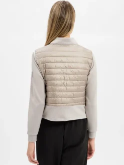 Monari Jacken & Westen*Damen Steppjacke kitt uni