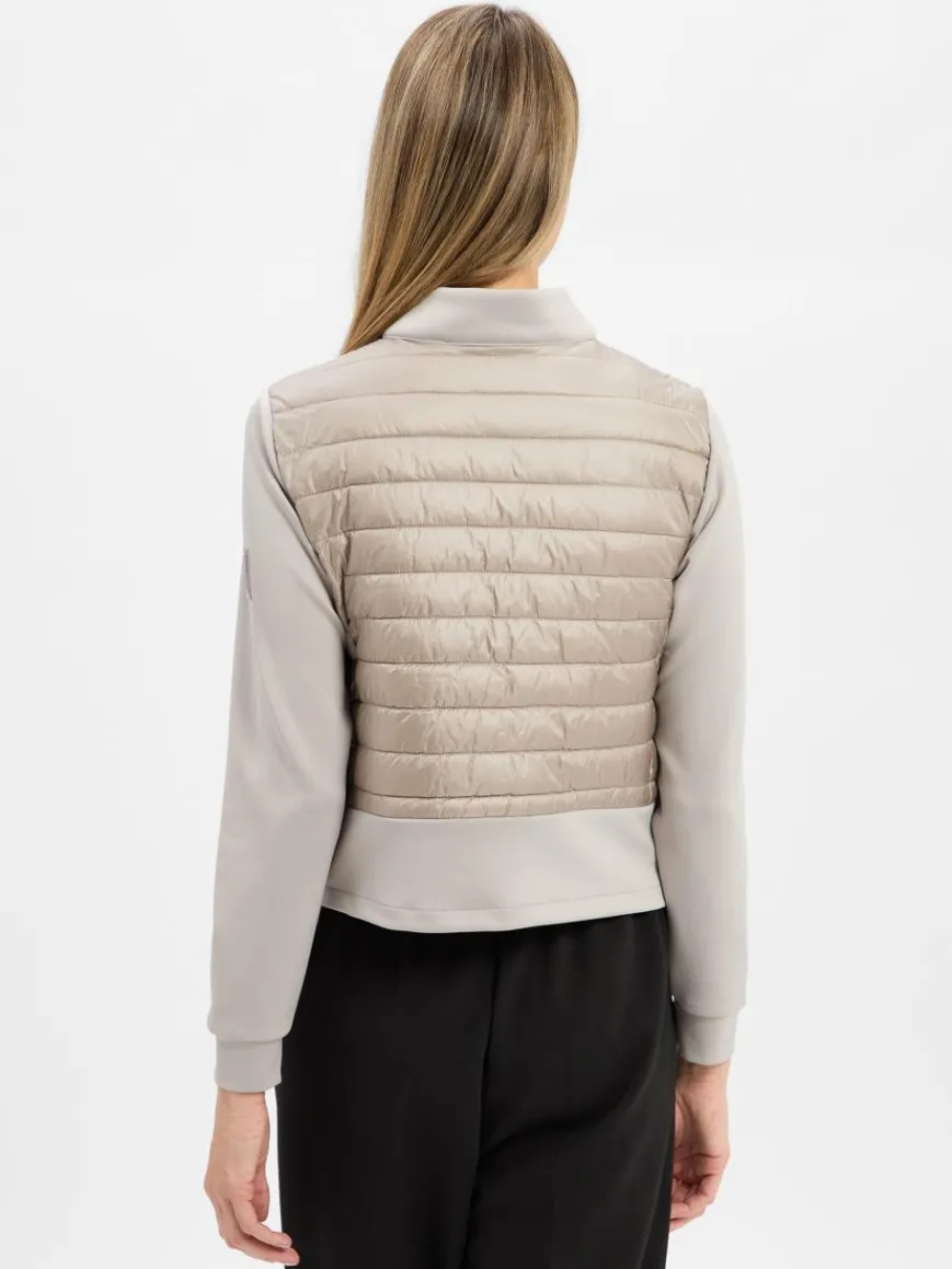 Monari Jacken & Westen*Damen Steppjacke kitt uni