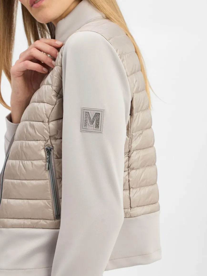 Monari Jacken & Westen*Damen Steppjacke kitt uni