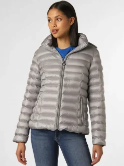 Wellensteyn Jacken & Westen*Damen Steppjacke - Italy Hood hellgrau uni