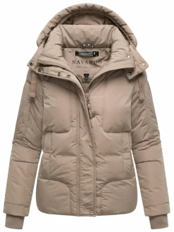 Navahoo Jacken & Westen*Damen Steppjacke - Zauberlicht 14 taupe uni