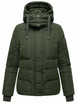 Navahoo Jacken & Westen*Damen Steppjacke - Zauberlicht 14 oliv uni