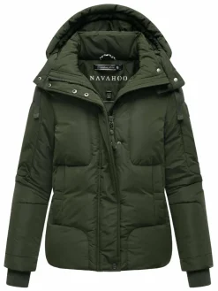 Navahoo Jacken & Westen*Damen Steppjacke - Zauberlicht 14 oliv uni