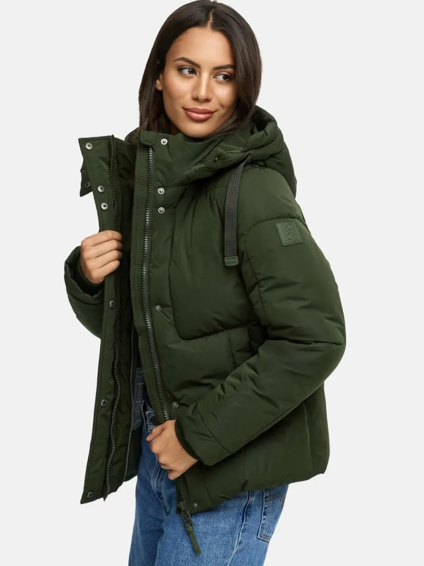 Navahoo Jacken & Westen*Damen Steppjacke - Zauberlicht 14 oliv uni
