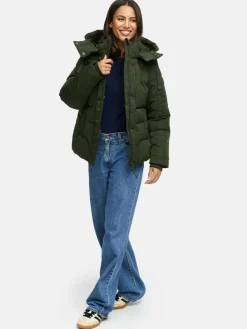 Navahoo Jacken & Westen*Damen Steppjacke - Zauberlicht 14 oliv uni