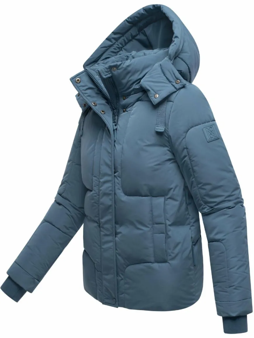 Navahoo Jacken & Westen*Damen Steppjacke - Zauberlicht 14 blau uni