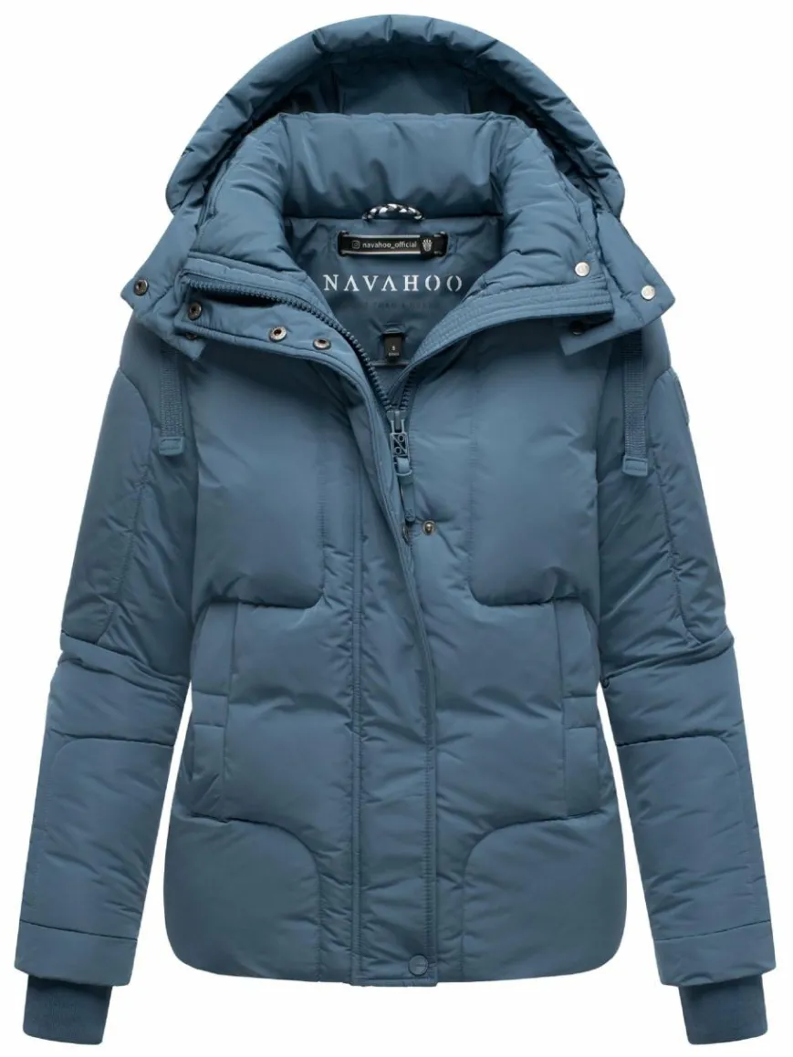 Navahoo Jacken & Westen*Damen Steppjacke - Zauberlicht 14 blau uni
