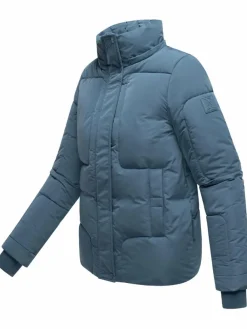 Navahoo Jacken & Westen*Damen Steppjacke - Zauberlicht 14 blau uni