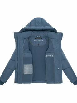 Navahoo Jacken & Westen*Damen Steppjacke - Zauberlicht 14 blau uni