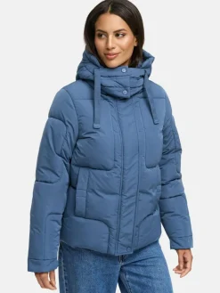 Navahoo Jacken & Westen*Damen Steppjacke - Zauberlicht 14 blau uni
