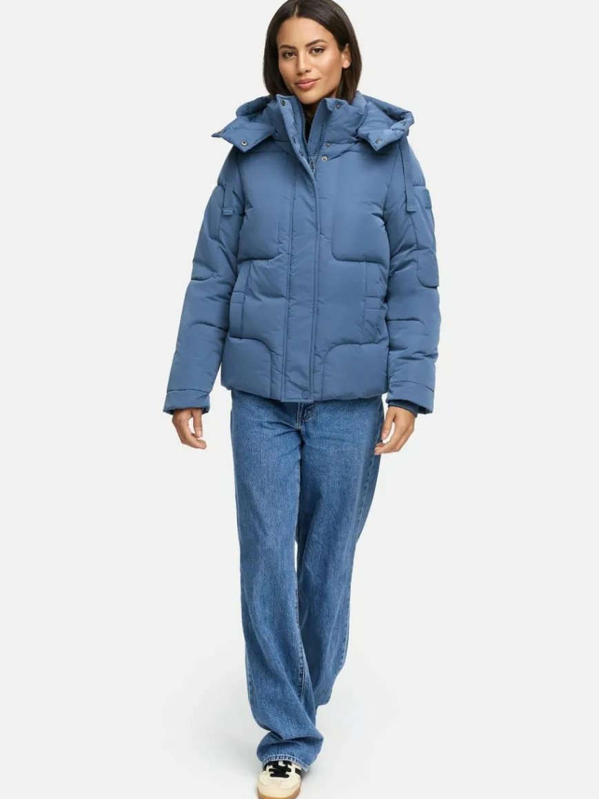 Navahoo Jacken & Westen*Damen Steppjacke - Zauberlicht 14 blau uni