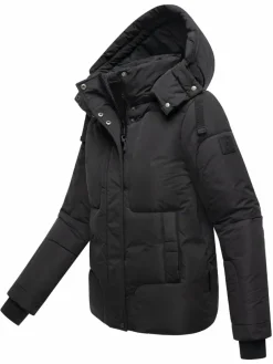 Navahoo Jacken & Westen*Damen Steppjacke - Zauberlicht 14 schwarz uni