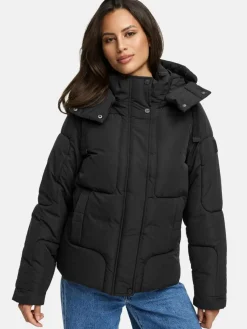 Navahoo Jacken & Westen*Damen Steppjacke - Zauberlicht 14 schwarz uni