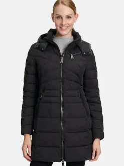 Gil Bret Jacken & Westen*Damen Steppmantel schwarz uni