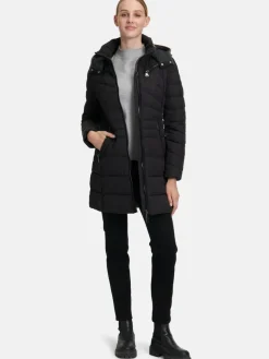 Gil Bret Jacken & Westen*Damen Steppmantel schwarz uni