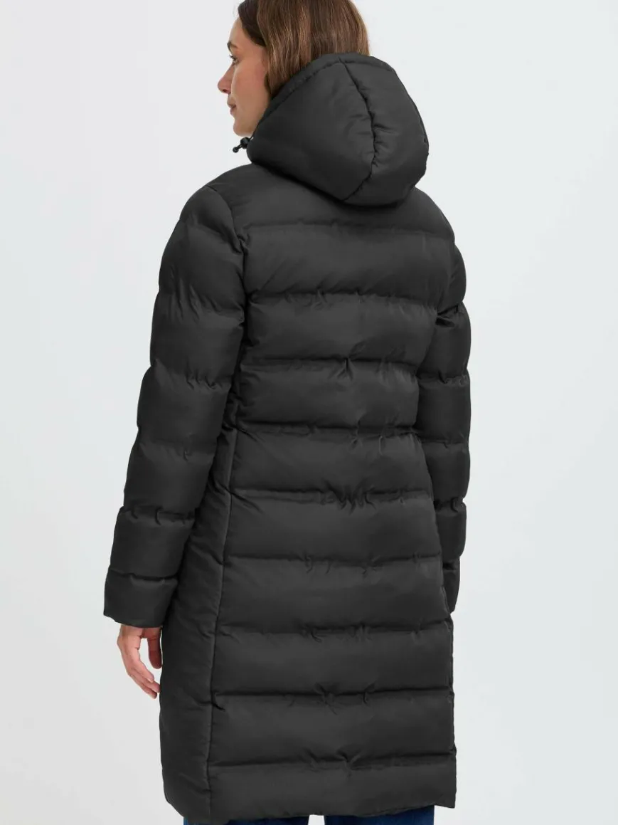 OXMO Jacken & Westen*Damen Steppmantel - OXMARINETTA schwarz uni