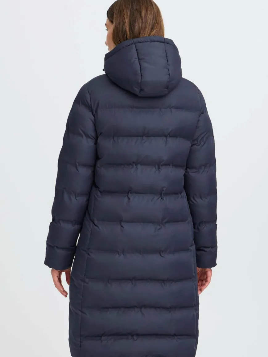 OXMO Jacken & Westen*Damen Steppmantel - OXMARINETTA blau uni