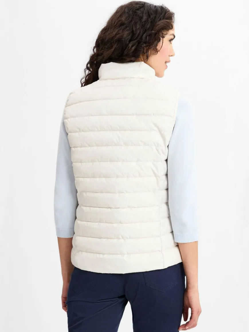 s.Oliver Jacken & Westen*Damen Steppweste ecru uni