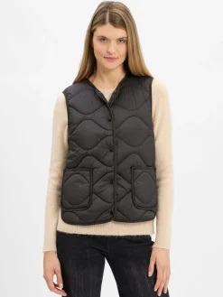 Fuchs Schmitt Jacken & Westen*Damen Steppweste schwarz uni