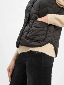 Fuchs Schmitt Jacken & Westen*Damen Steppweste schwarz uni