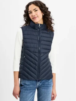 s.Oliver Jacken & Westen*Damen Steppweste marine uni