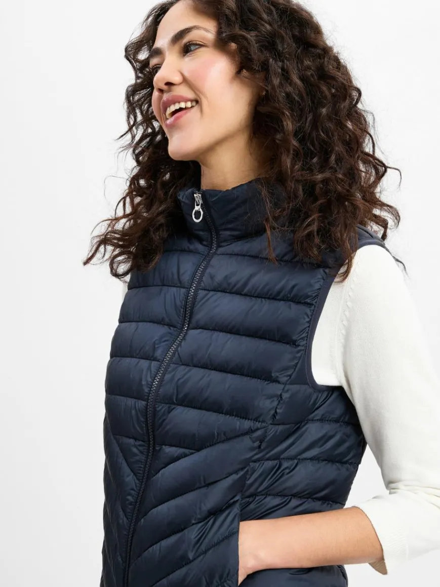 s.Oliver Jacken & Westen*Damen Steppweste marine uni