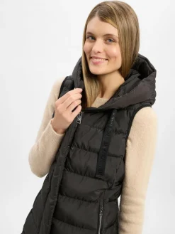 Fuchs Schmitt Jacken & Westen*Damen Steppweste schwarz uni