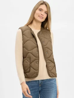 Fuchs Schmitt Jacken & Westen*Damen Steppweste oliv uni