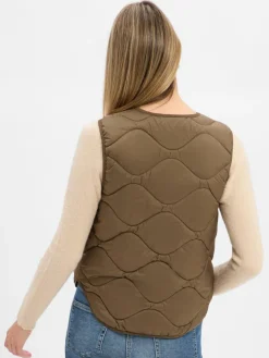 Fuchs Schmitt Jacken & Westen*Damen Steppweste oliv uni