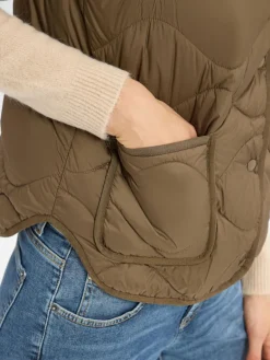 Fuchs Schmitt Jacken & Westen*Damen Steppweste oliv uni