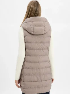 Fuchs Schmitt Jacken & Westen*Damen Steppweste taupe uni