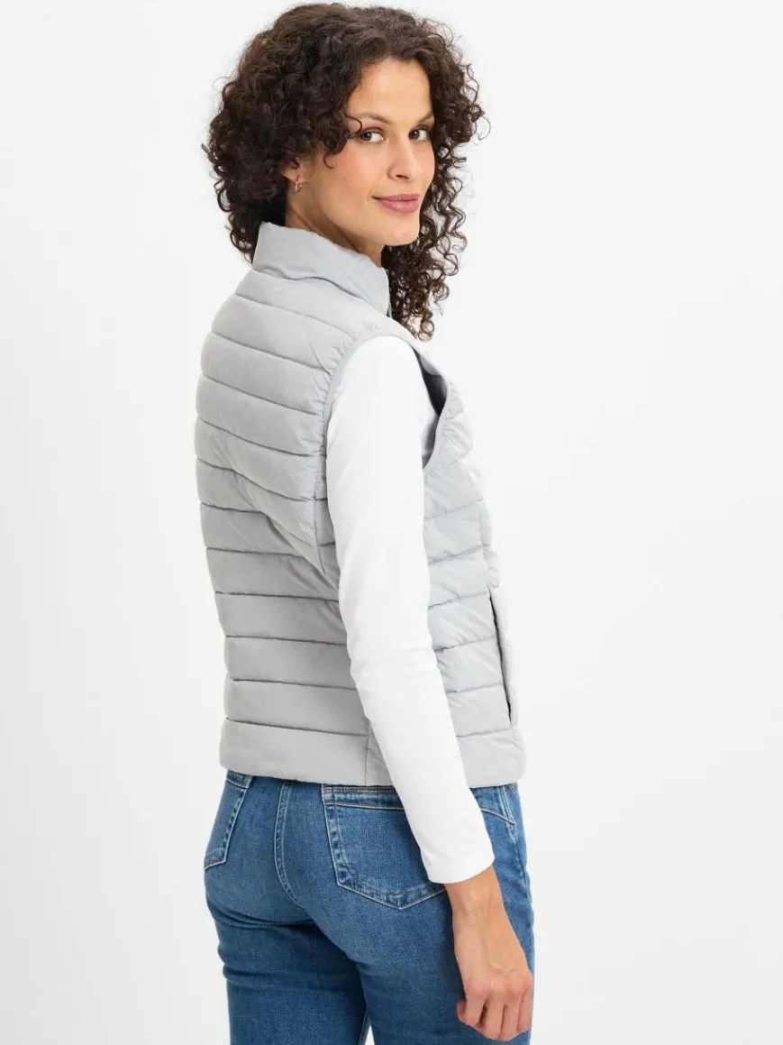 brookshire Jacken & Westen*Damen Steppweste - Romy hellgrau uni