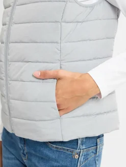 brookshire Jacken & Westen*Damen Steppweste - Romy hellgrau uni