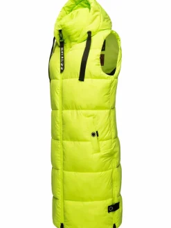 Navahoo Jacken & Westen*Damen Steppweste - Schnuffelchen grün uni