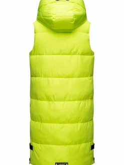 Navahoo Jacken & Westen*Damen Steppweste - Schnuffelchen grün uni